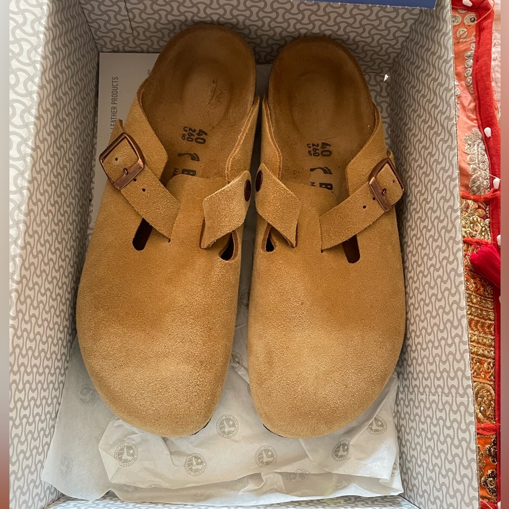 birkenstock boston clog- worn once! sz 40